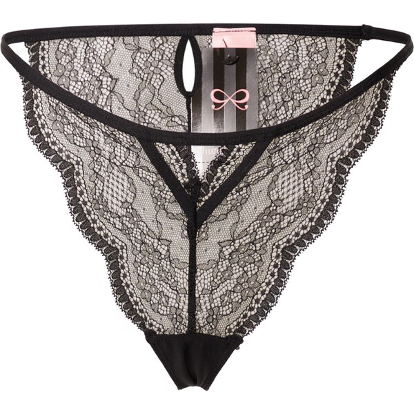 Hunkemöller Nohavičky Isabelle čierna 32652311