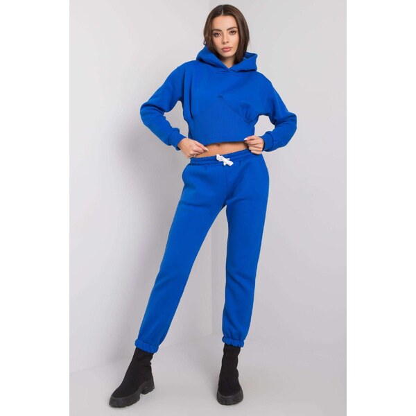 MladaModa Crop-topová tepláková súprava Ambretta kráľovská modrá 32425335