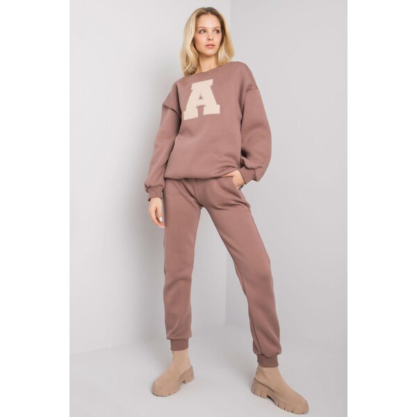 MladaModa Tepláková súprava Rogers farba cappuccino 32425338