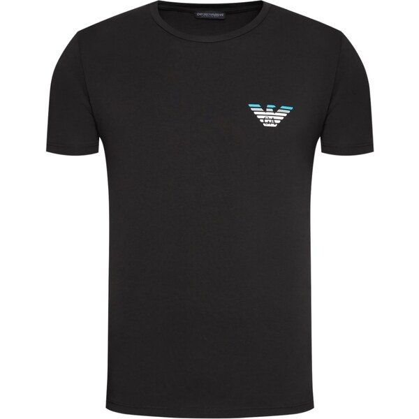 Pánske tričko krátky rukáv - 110853 2R525 00020 - čierne - Emporio 32907634