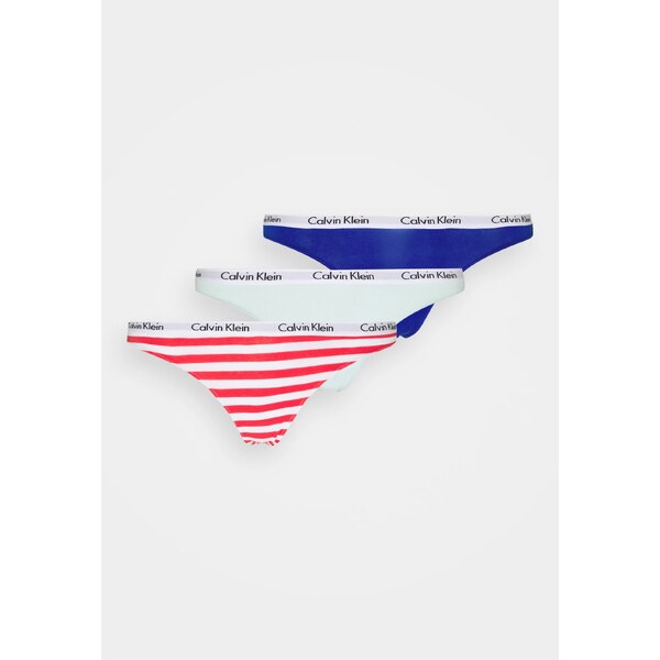 Tanga 3ks QD3587E W5N Zmiešané farby - Calvin Klein 26670938