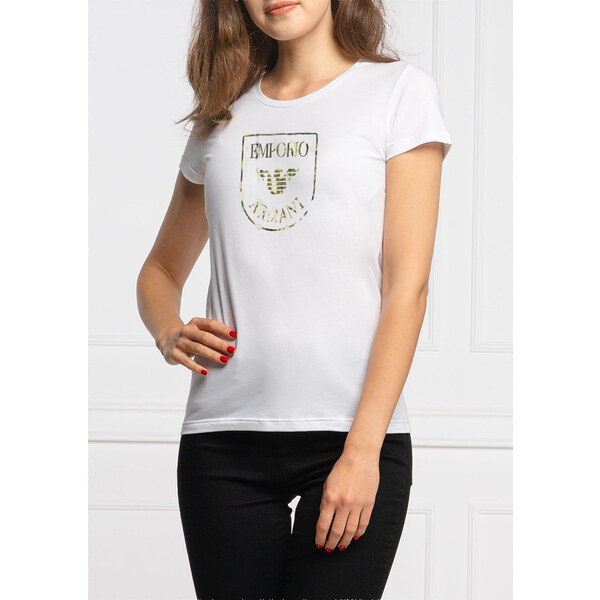 Dámske tričko s krátkym rukávom - 164340 2R255 00010 - biela - Emporio 32455877