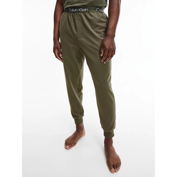 Pánske tepláky Jogger NM2175E - RBN - Khaki - Calvin Klein 35536204