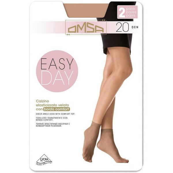 Silonkové ponožky 2 kusy Omsa Easy Day 20 den 64350305
