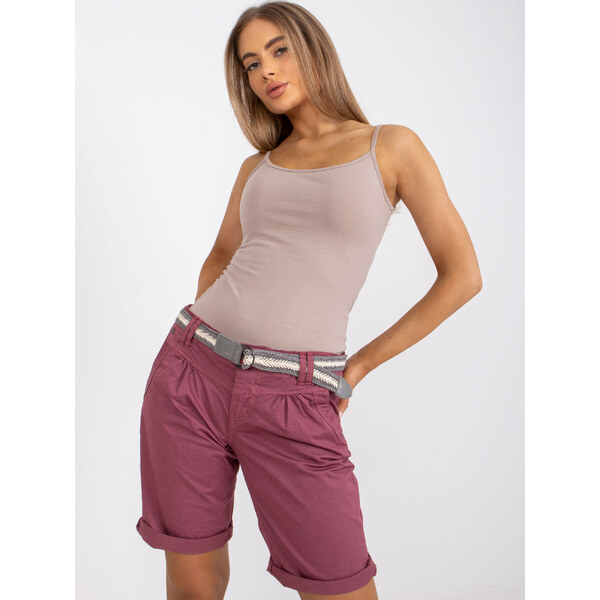 Fresh Made Shorts-D63990Z63080Z-dark pink 64666128