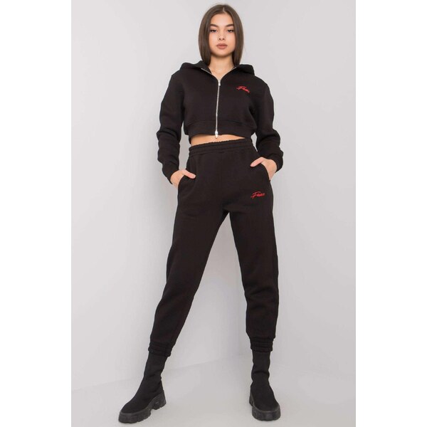 MladaModa Tepláková súprava Maxence s crop-topovou mikinou na zips 32516811