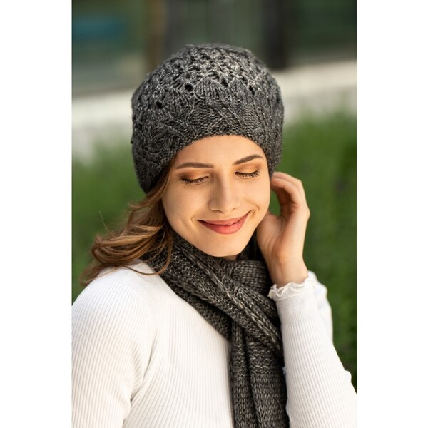 PAOLO PERUZZI Dámska módna čiapka | čierna A-02-BL 32421724