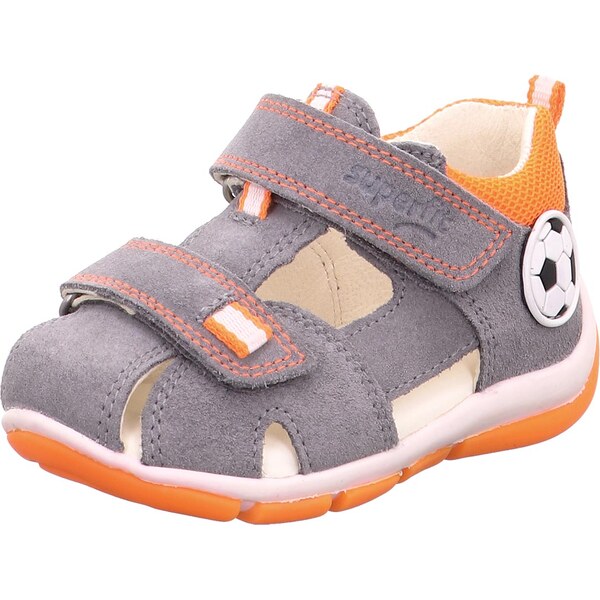 Detské sandálky Superfit Freddy 1-609142-2510 Šedá-oranžová 46771470