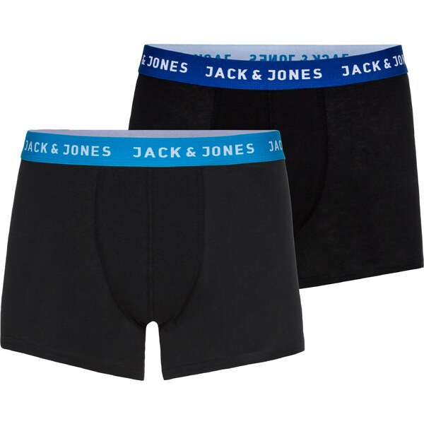 JACK & JONES Boxerky Rich kráľovská modrá / čierna / biela 12646336