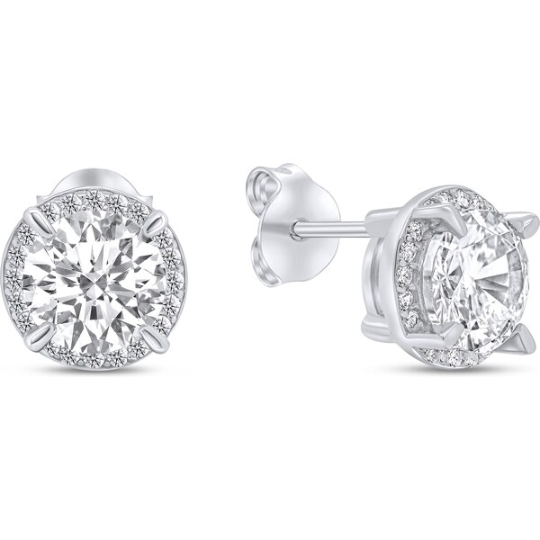 Brilio Silver Oslnivé strieborné náušnice s čírymi zirkónmi EA315W 66581773