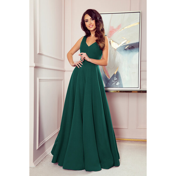 Glara Elegantné dlhé šaty na ramienka 32590268