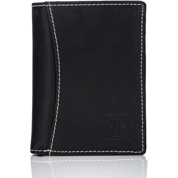 PAOLO PERUZZI Pánska kožená peňaženka | čierna T-13-BL 32611819