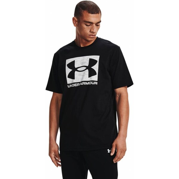 Mens T-shirt Under Armour ABC CAMO BOXED LOGO SS - black 64786953
