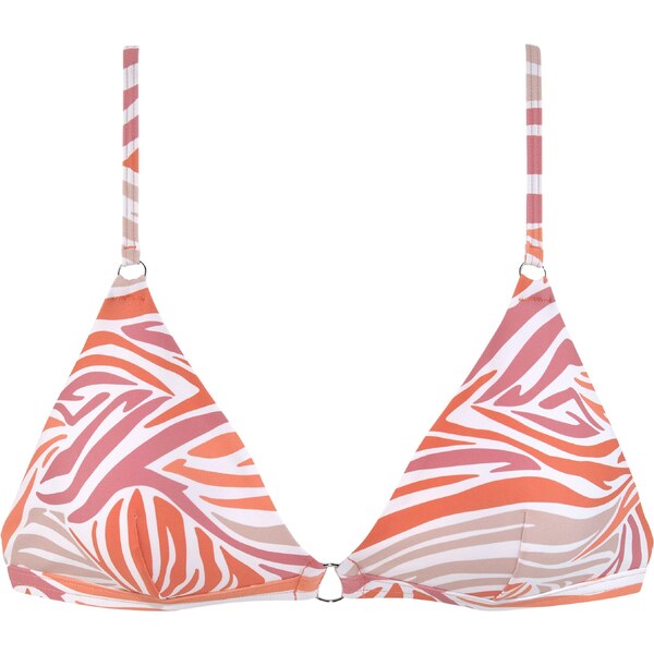 SUNSEEKER Bikinový top oranžová / ružová / biela 66857742