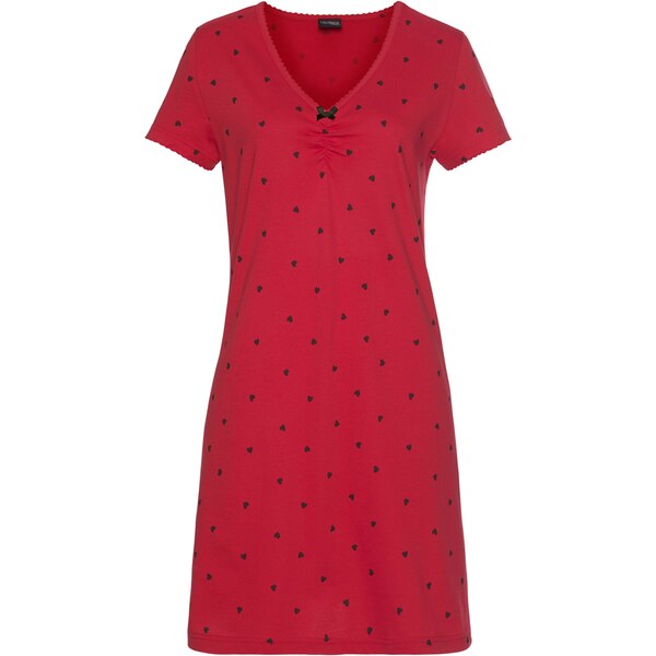 VIVANCE Nočná košieľka Dreams krvavo červená / čierna 67178192