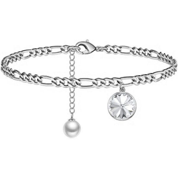 SWAROVSKI Elements Swarovski e. retiazka na nohu s perlou Rondine, 32662707