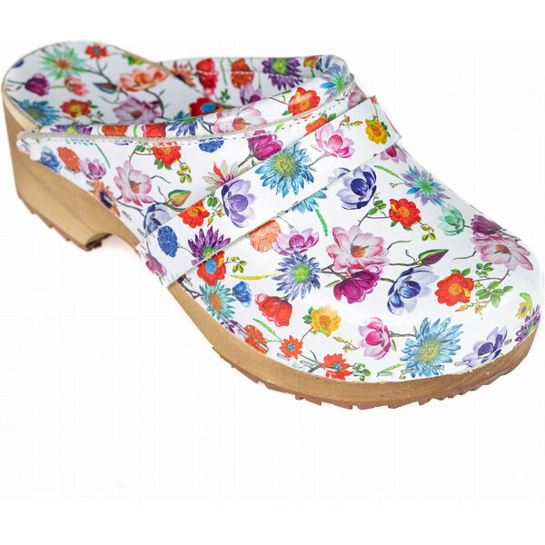 Glara Letné kvetované dreváky 32741006