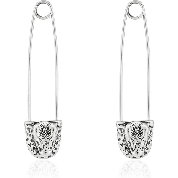 Sams Artisans Náušnice Visiace Hadia Hlava chirurgická oceľ INM089 32751021