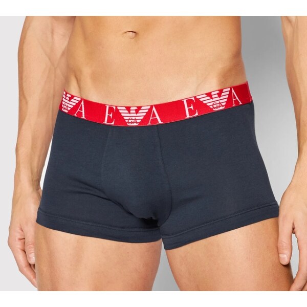 Pánske trenírky - 111357 2R715 97010 - biela/červená/tm.modrá - 32790388