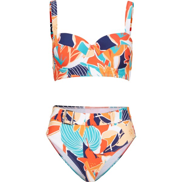 bonprix Bikiny s kosticami (2-dielne), farba biela 44749583