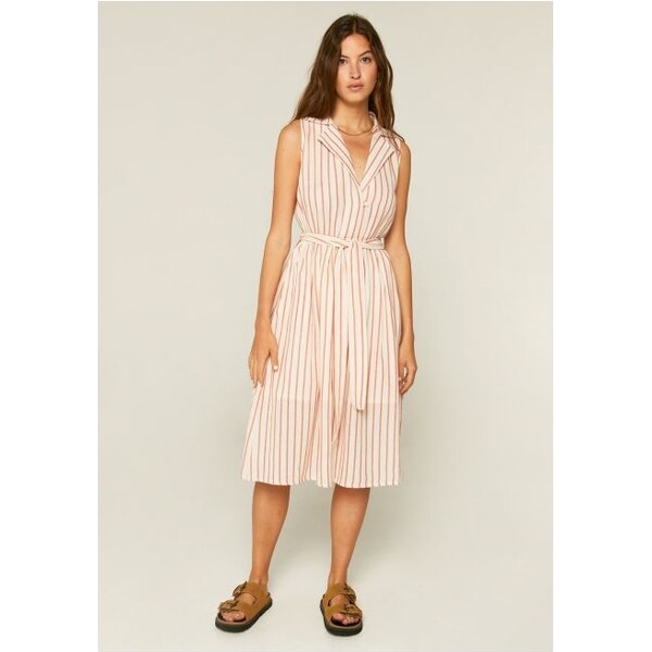 Compania Fantastica pásikavé košeľové šaty 32806860