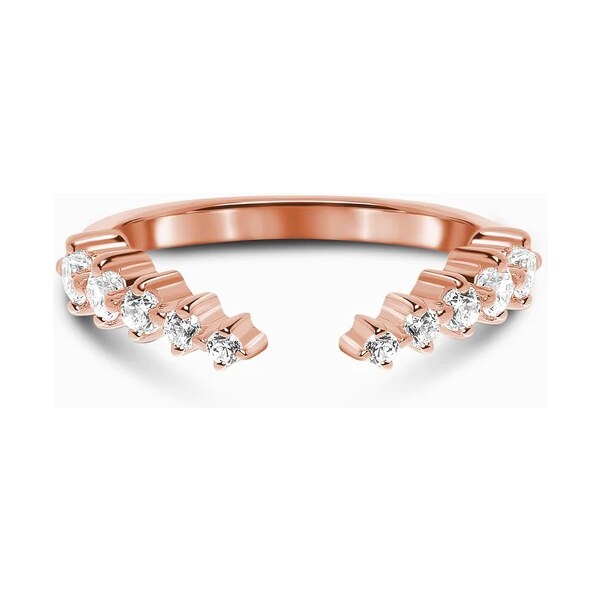 Royal Exklusive Royal Fashion prsteň Otvorený s drahokamami topazy 14k 41491504