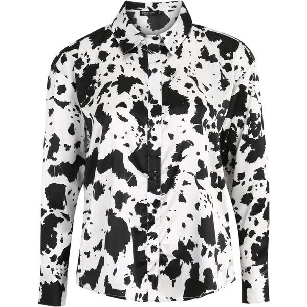 Nasty Gal Petite Blúzka čierna / biela 57419849