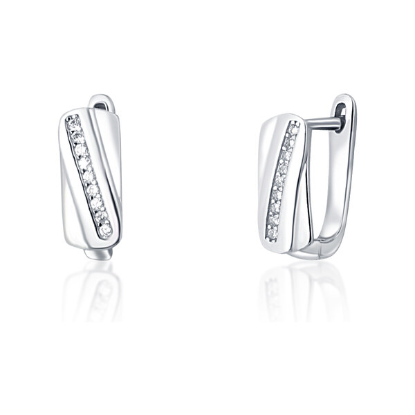 Ligot Strieborné náušnice so zirkónmi 46720348