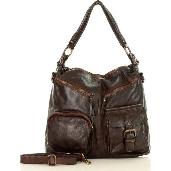 Marco Mazzini handmade MARCO MAZZINI Kožená crossbody kabelka | 32859387