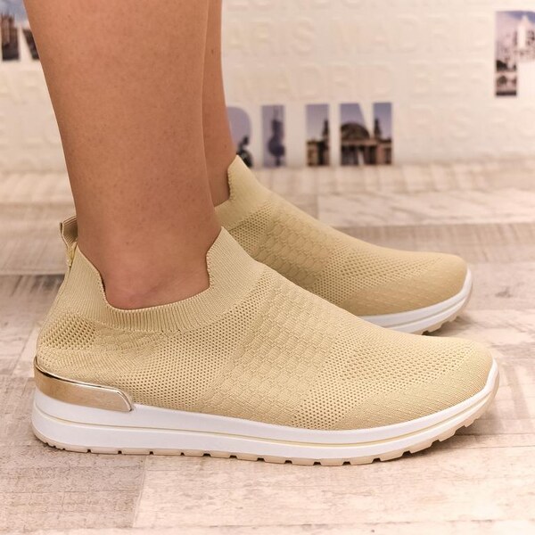 BOSIDO Dámske béžové tenisky ESTER 32861541