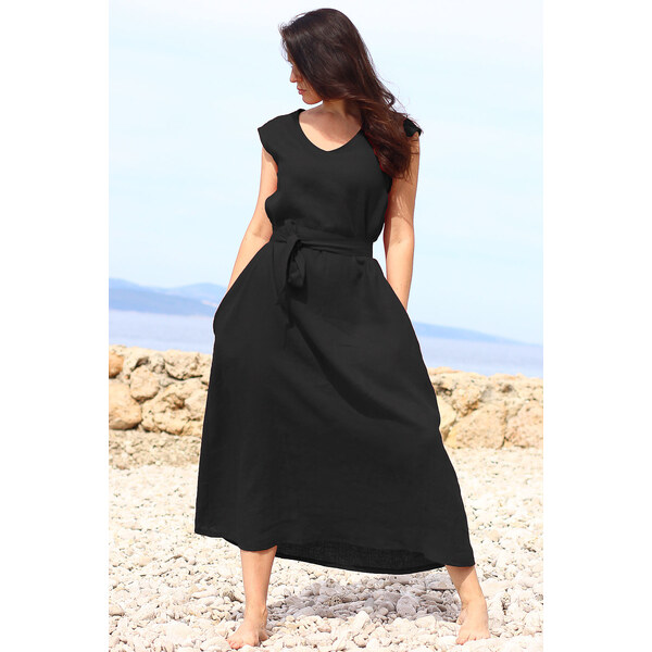 Dlhé šaty z konope Lotika česká móda Excellent quality 37271562