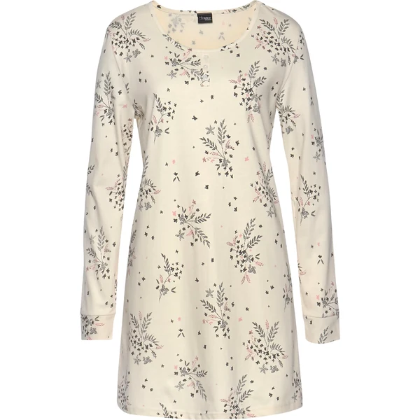 VIVANCE Nočná košieľka Dreams krémová / antracitová / staroružová / 66620417