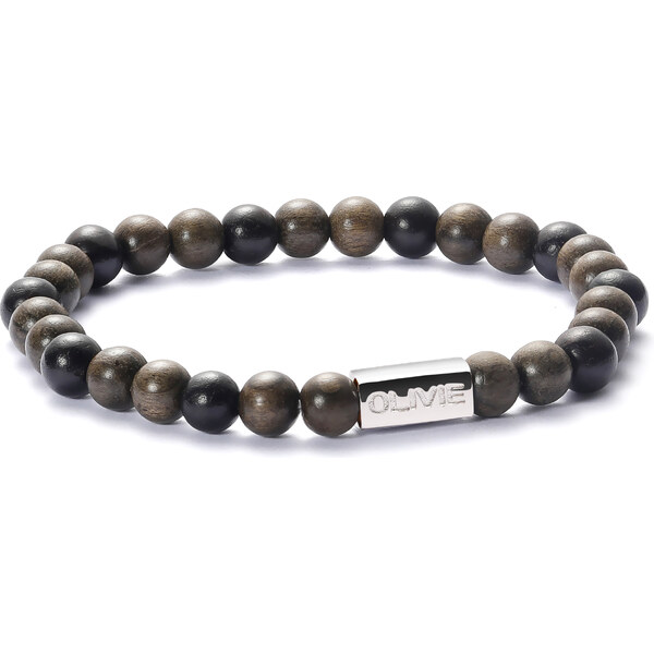 Olivie Korálkový náramok WOOD XL 7001 34252387