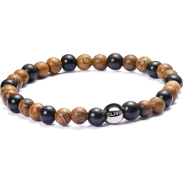 Olivie Korálkový náramok WOOD 6046 33506923