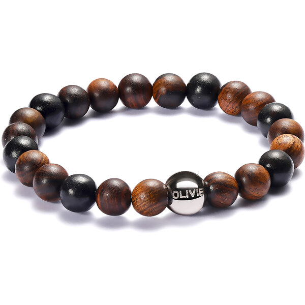 Olivie Korálkový náramok WOOD 6064 33506941