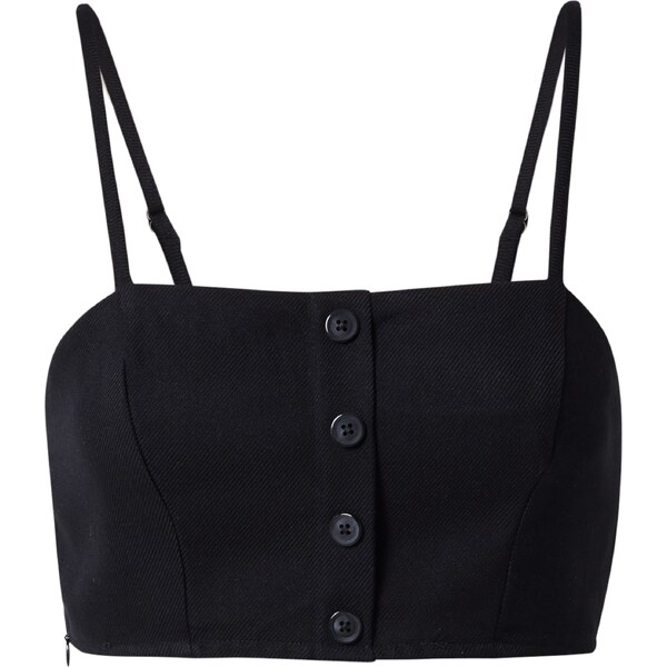 Nasty Gal Top čierna 54232096