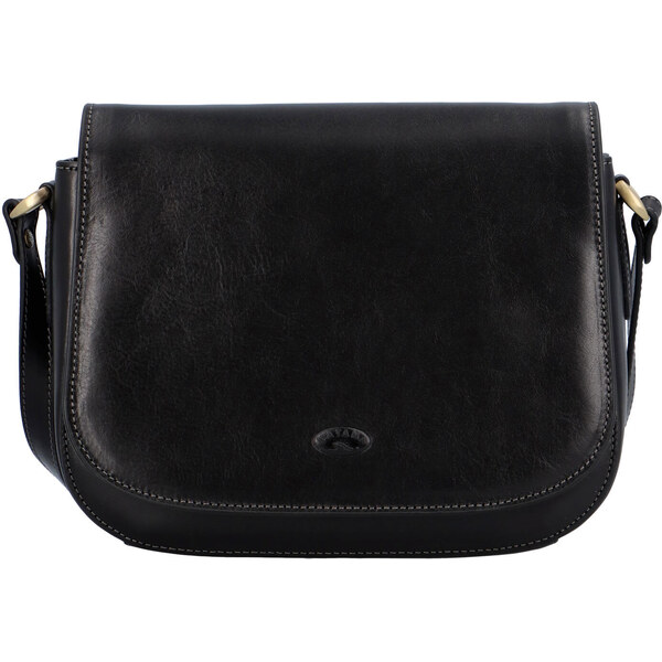 Dámska kožená crossbody kabelka čierna - Katana Pure čierna 33063765