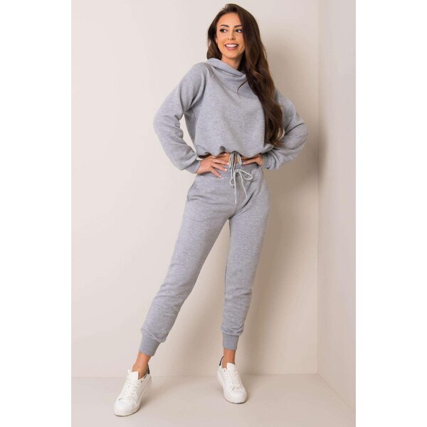 MladaModa Tepláková súprava Adoria šedá 33142045