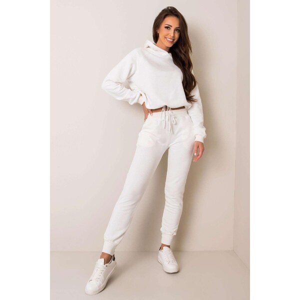 MladaModa Tepláková súprava Adoria farba ecru 33142046