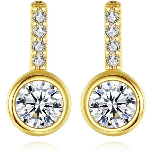 Lindas Jewelry Strieborné pozlátené náušnice Pure Ag 925/1000 IN361 33275346