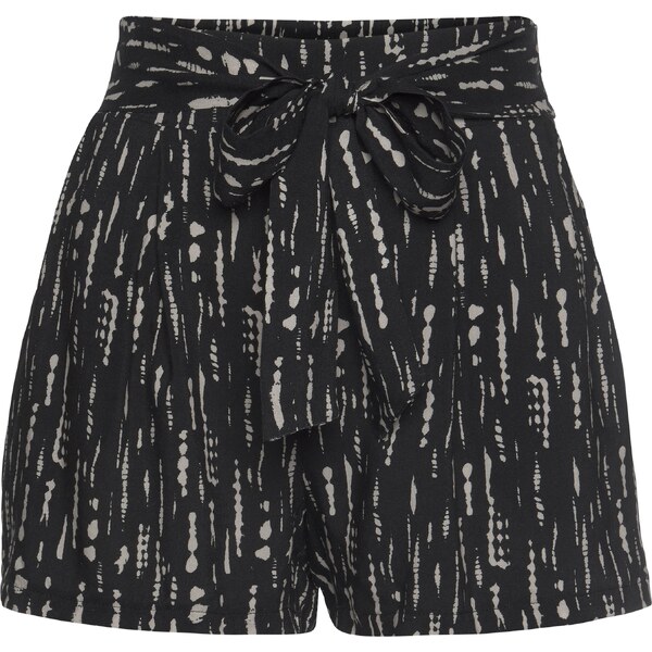 s.Oliver Plisované nohavice svetlobéžová / čierna 54232285