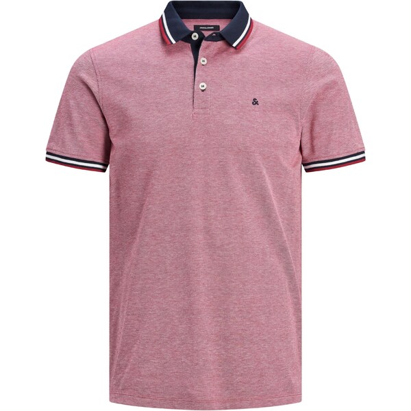 JACK & JONES Tričko Paulos námornícka modrá / eozín / červená / biela 17133123
