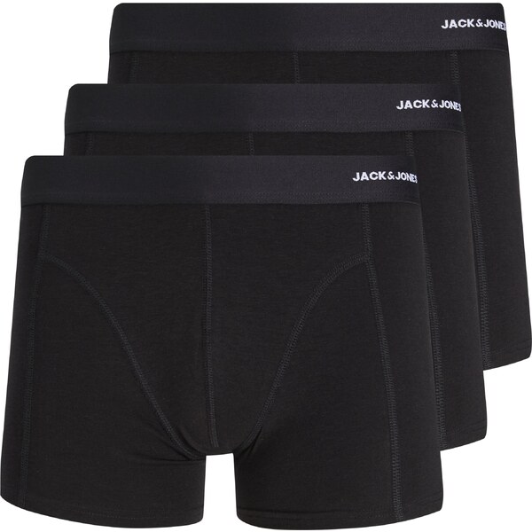 JACK & JONES Boxerky čierna / biela 30729957
