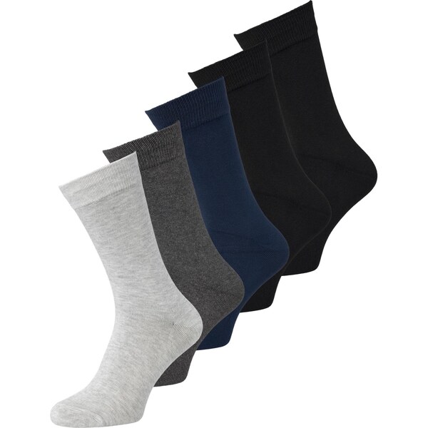 JACK & JONES Ponožky námornícka modrá / sivá / čierna 57220266