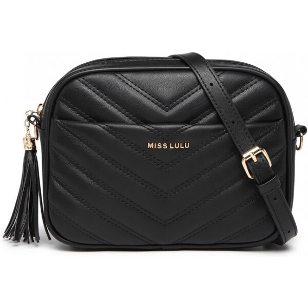 Miss Lulu dámska crossbody kabelka LA2119 - čierna 64409159