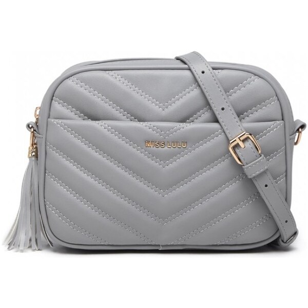 Miss Lulu dámska crossbody kabelka LA2119 - (sivá) 62789630