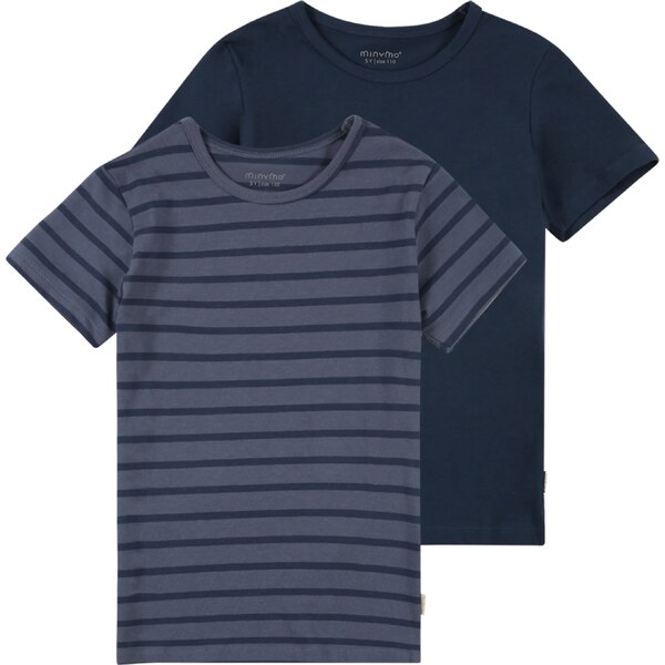 MINYMO Tričko tmavomodrá / modrosivá 63209163