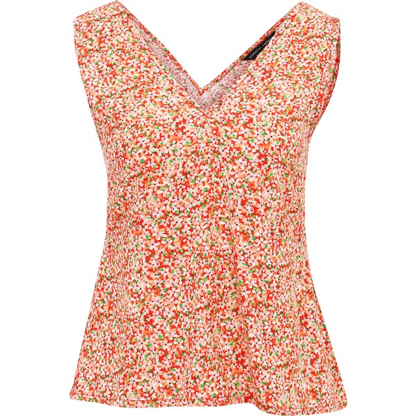 Dorothy Perkins Top zelená / broskyňová / červená 58421183
