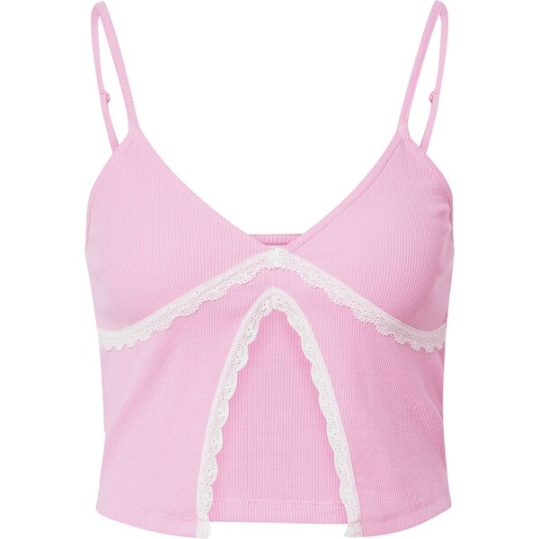 NEON & NYLON Top AZYM KENYA ružová / biela 63142188