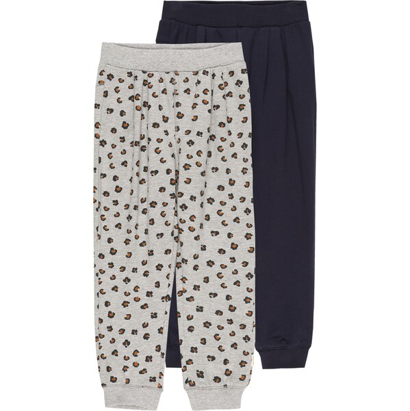 MINYMO Nohavice námornícka modrá / hnedá / sivá melírovaná / čierna 66976279